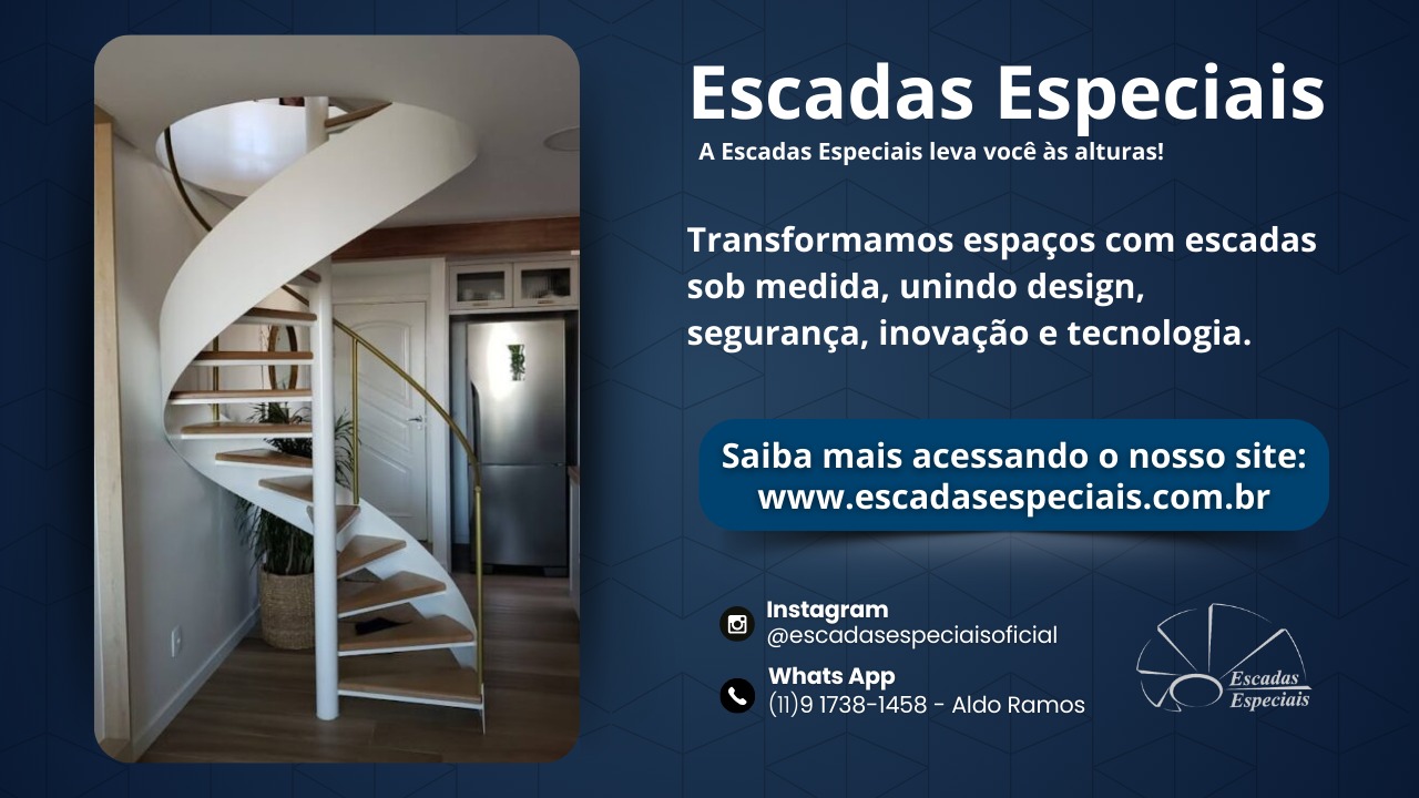 Escadas Especiais - prodizimos escadas desde o projeto ate a execuacao